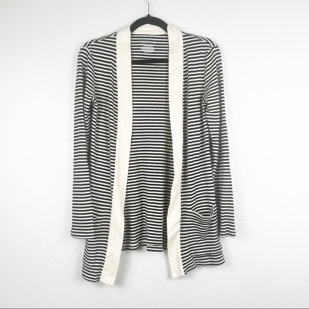 LAUREN Ralph Lauren Striped Knit Open Cardigan Sz S‎